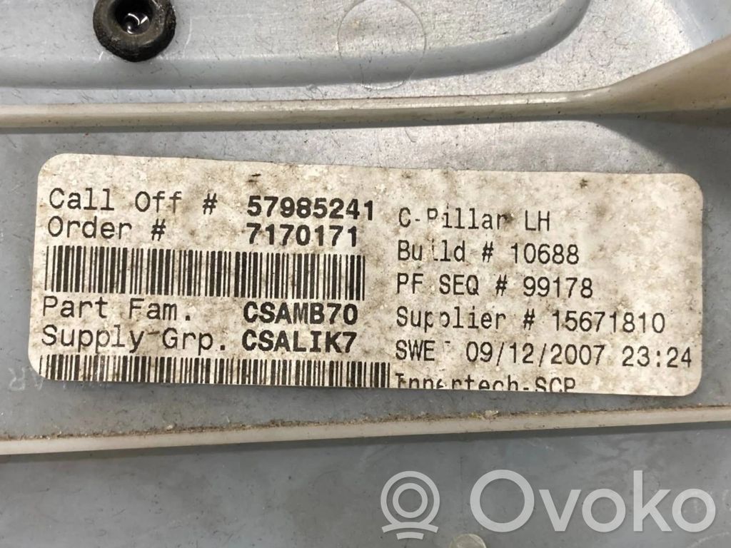 (C) statņa dekoratīvā apdare