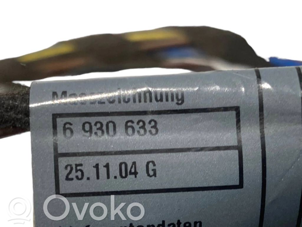 Aizmugurējo durvju vadu instalācija