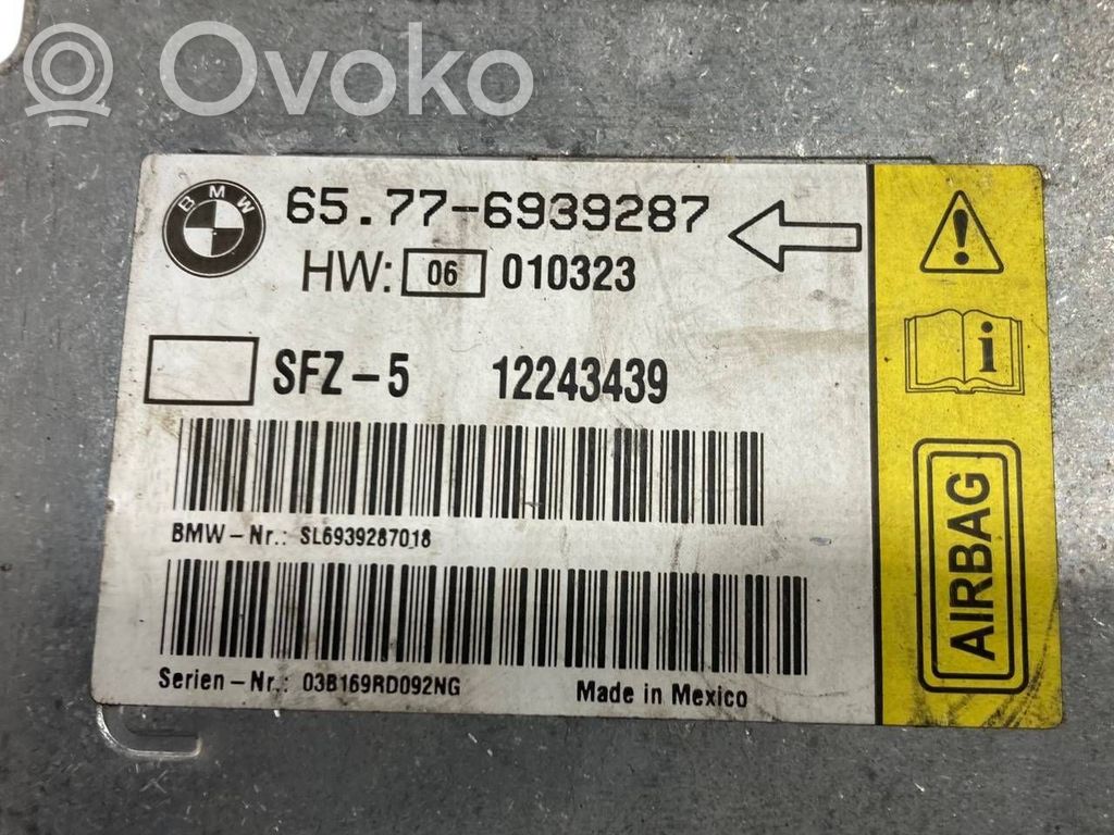 Gaisa spilvenu vadības bloks