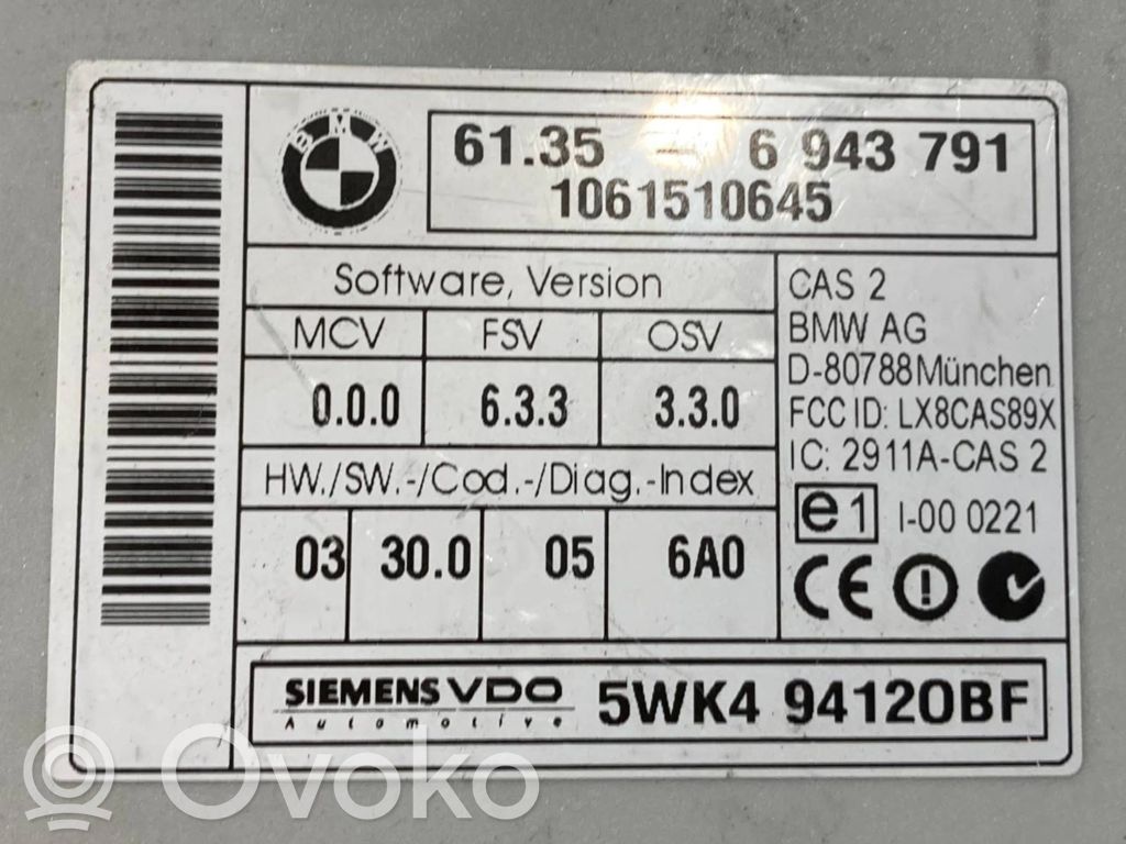 Aizdedzes ECU komplekts