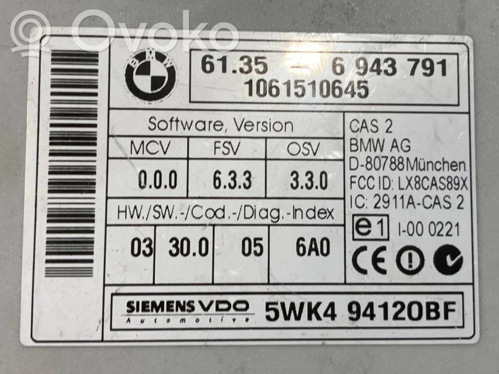 Aizdedzes ECU komplekts