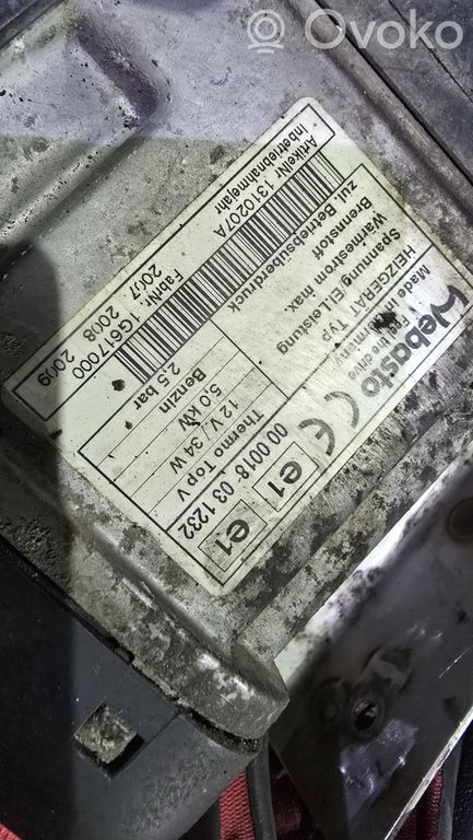 Autonomous heating ("Webasto")