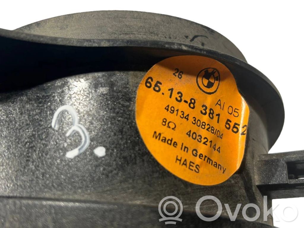 Speaker(s) in the rear door