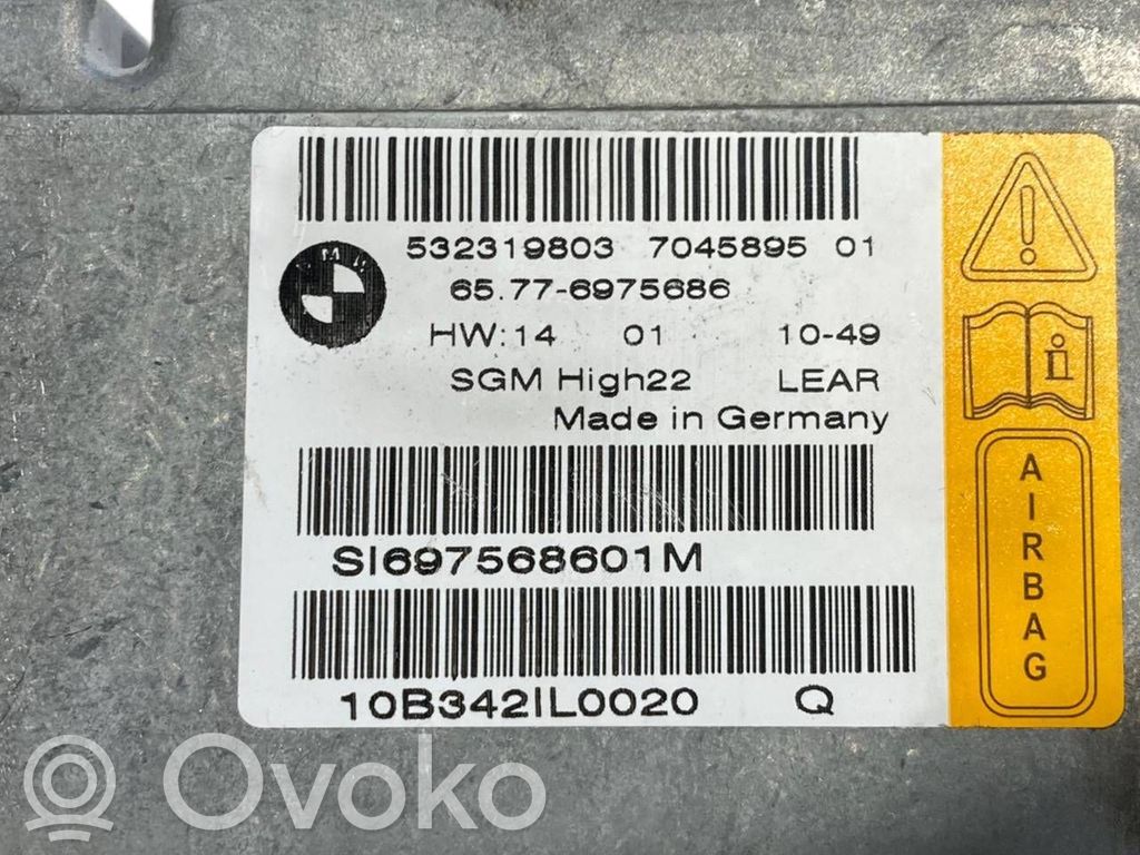 Gaisa spilvenu vadības bloks