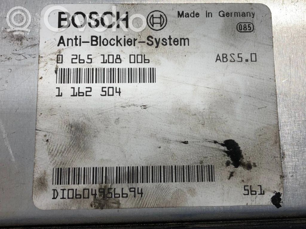 ABS control unit