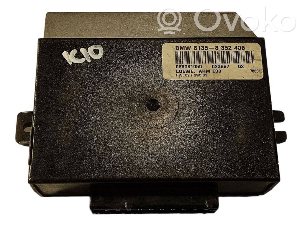 Trailer hitch control unit