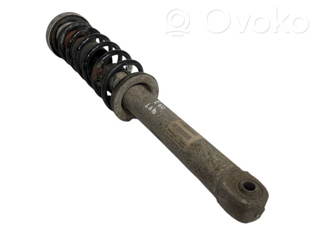 Rear shock absorber with spring