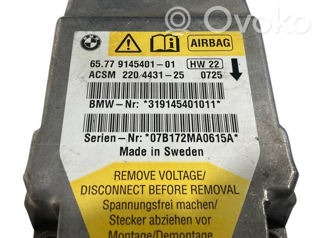 Gaisa spilvenu vadības bloks
