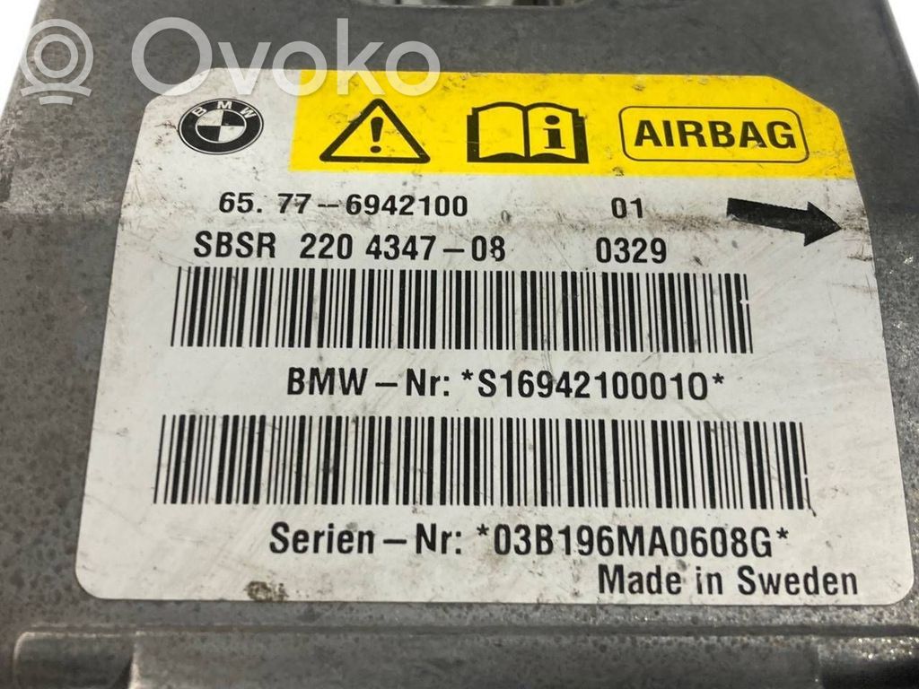 Gaisa spilvenu vadības bloks