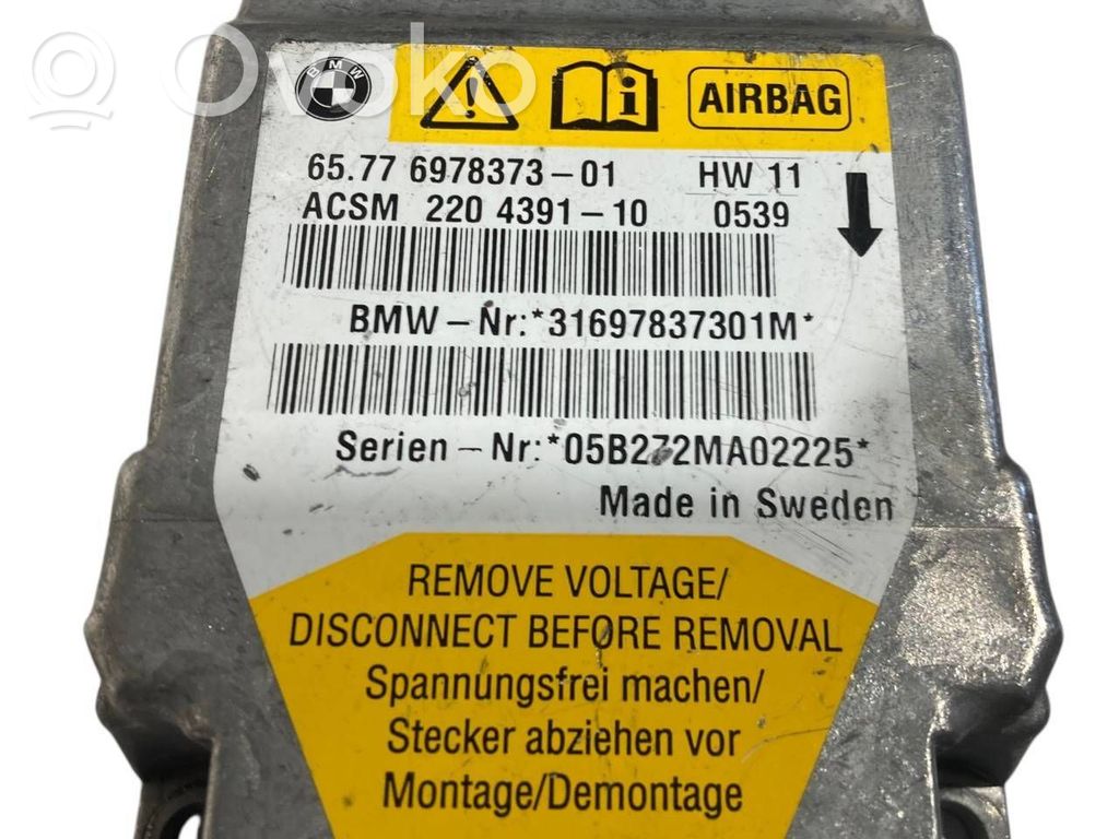 Gaisa spilvenu vadības bloks