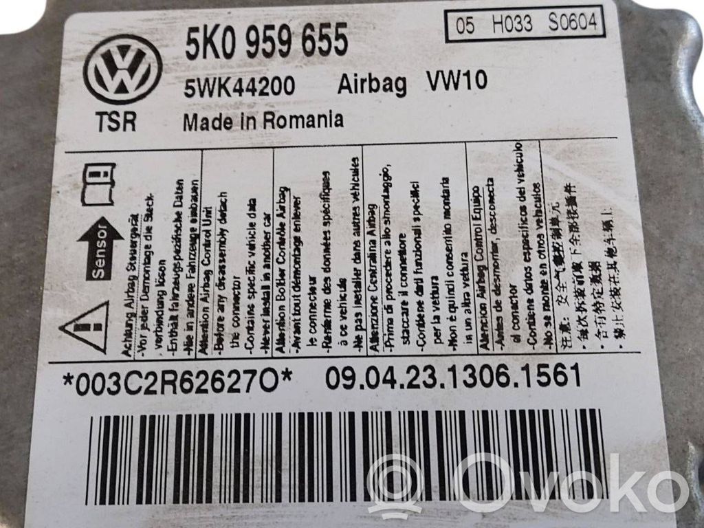 Gaisa spilvenu vadības bloks