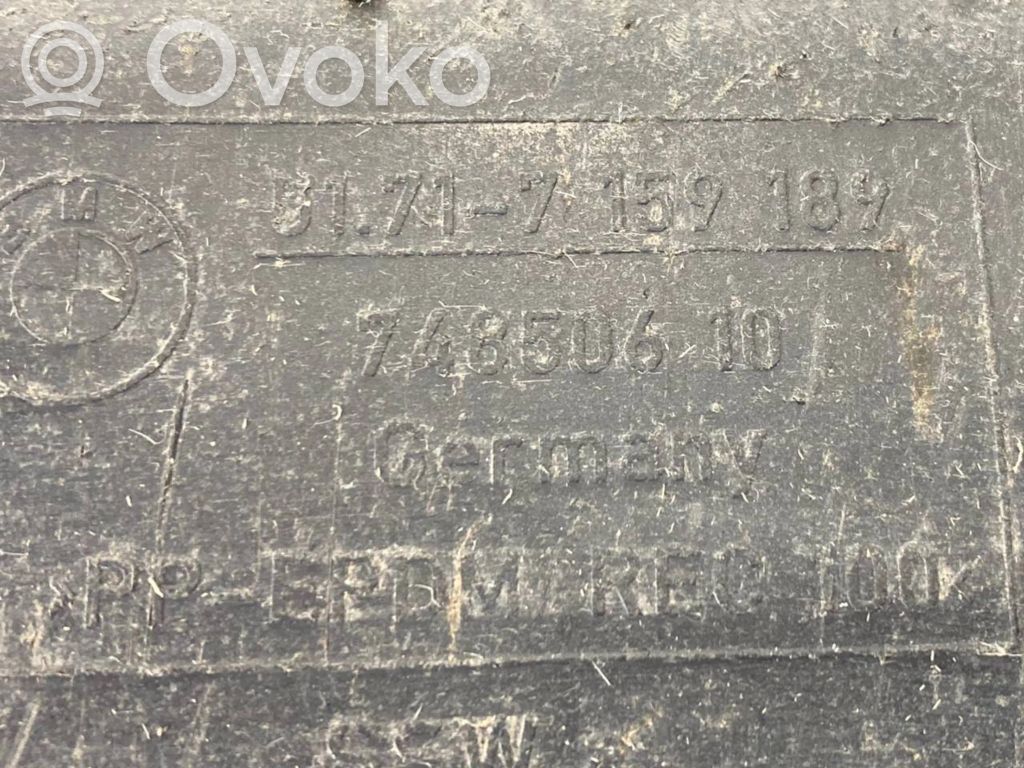 Under engine guard (front)