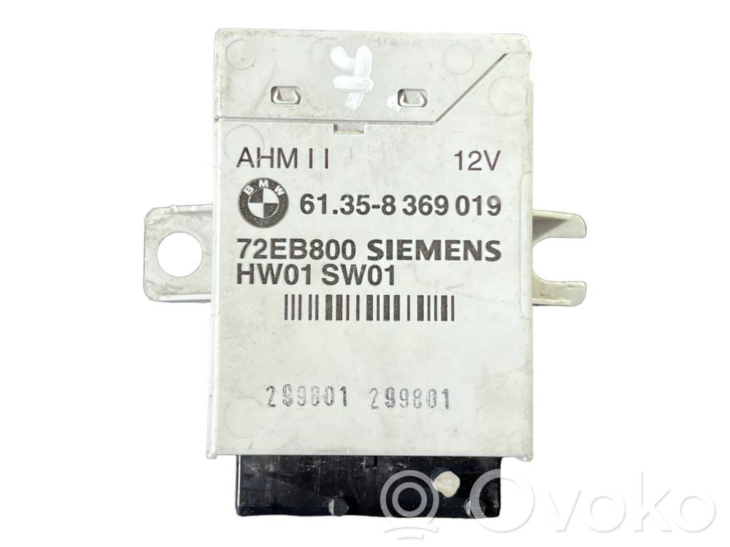 Trailer hitch control unit