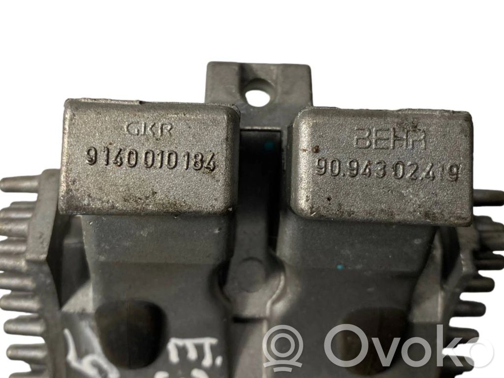 Mazā radiatora ventilatora reostats