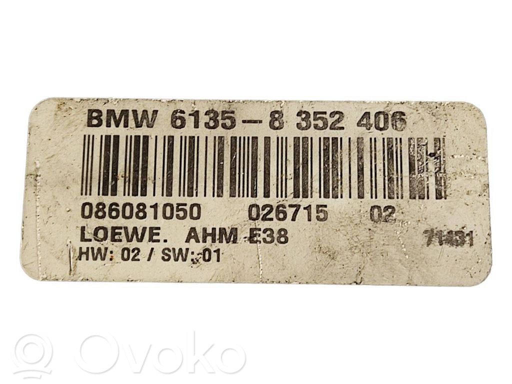 Trailer hitch control unit