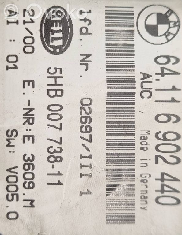 Gaisa kondicioniera / klimata kontroles / salona apsildes vadības bloks (salonā)