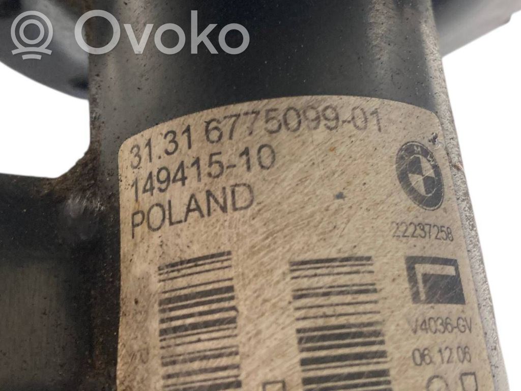 Front shock absorber with spring