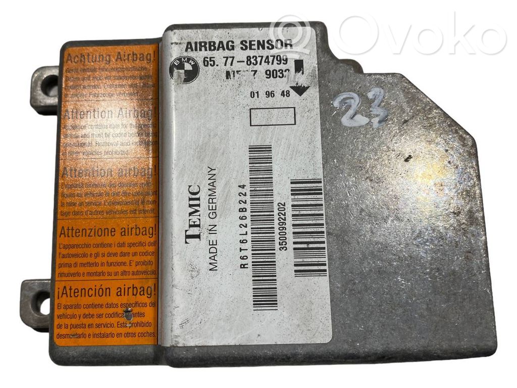 Gaisa spilvenu vadības bloks