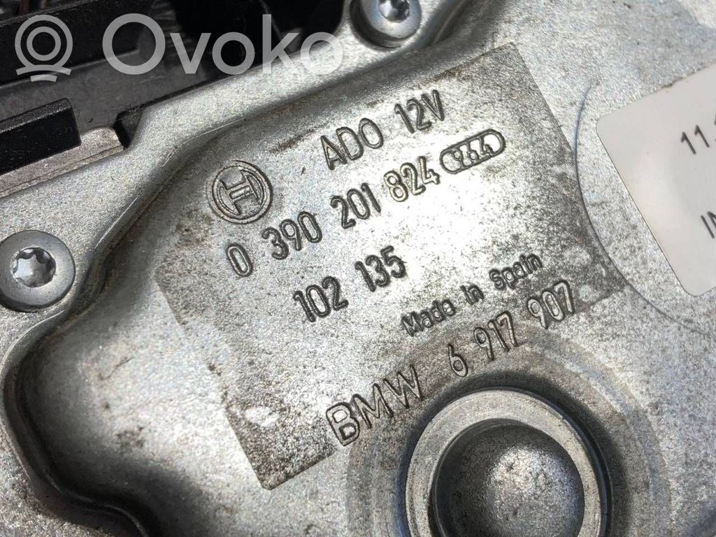 Aizmugurējā loga tīrītāja motoriņš