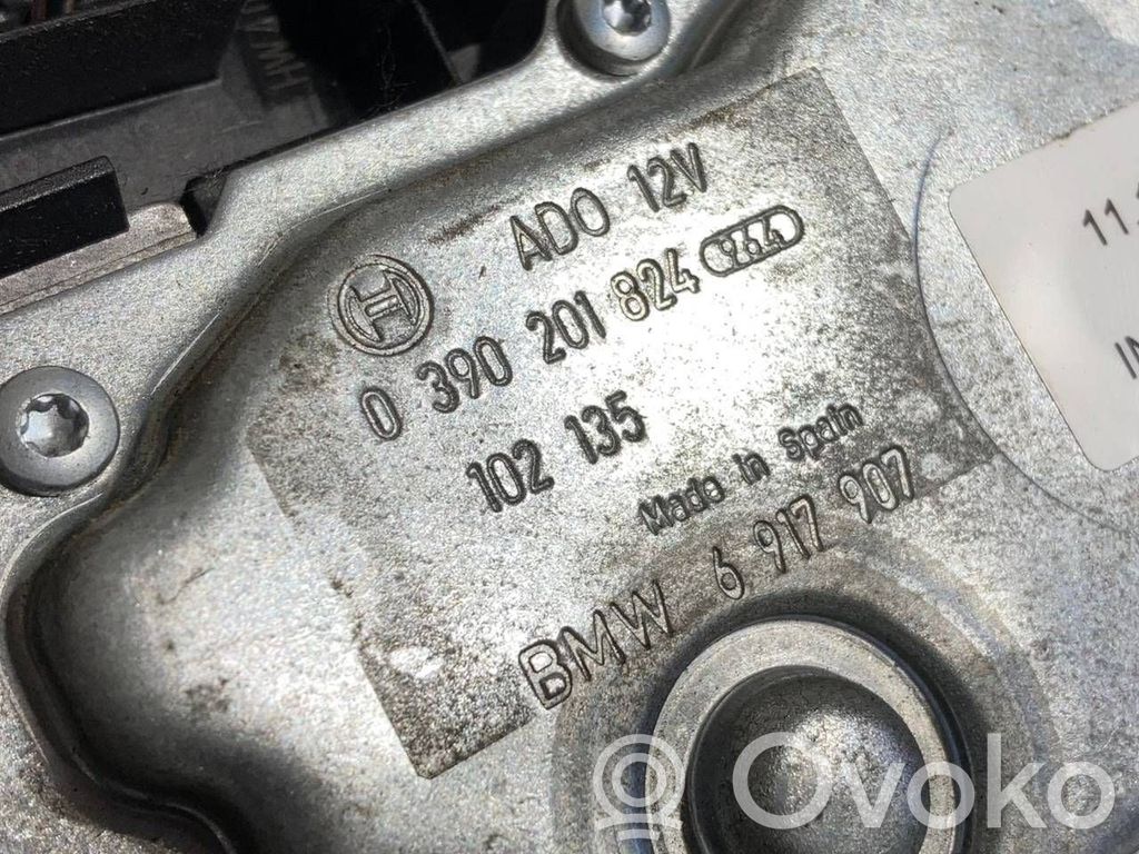 Rear window wiper motor