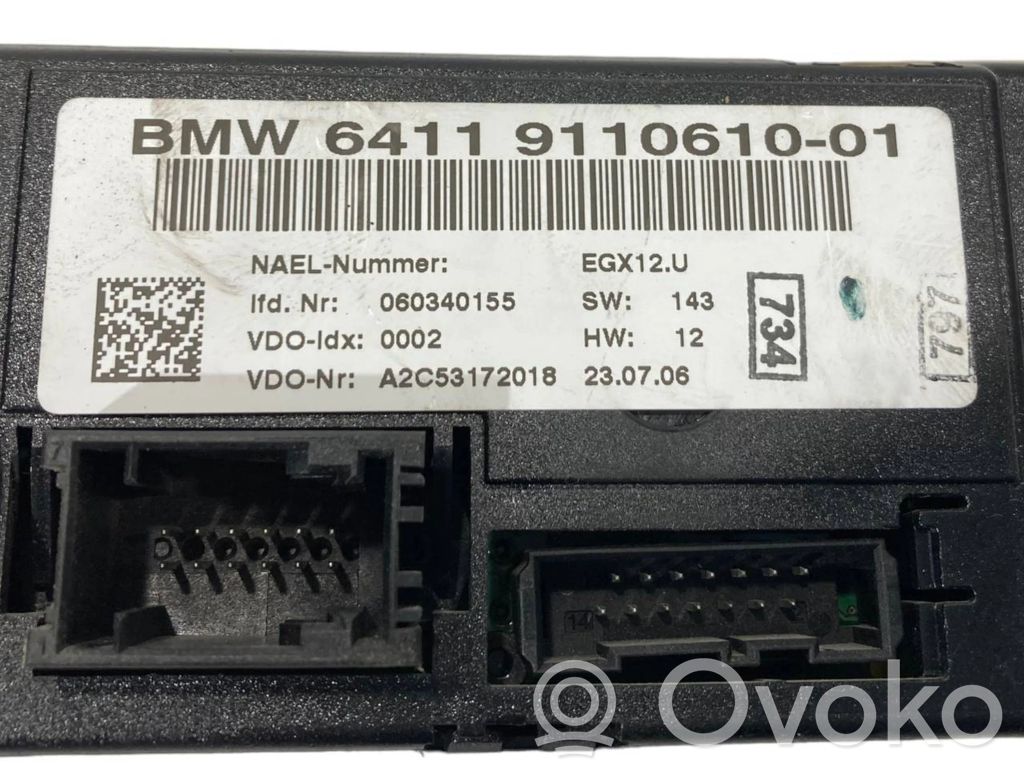 Air conditioning / climate control / interior heating control unit (in the passenger compartment)