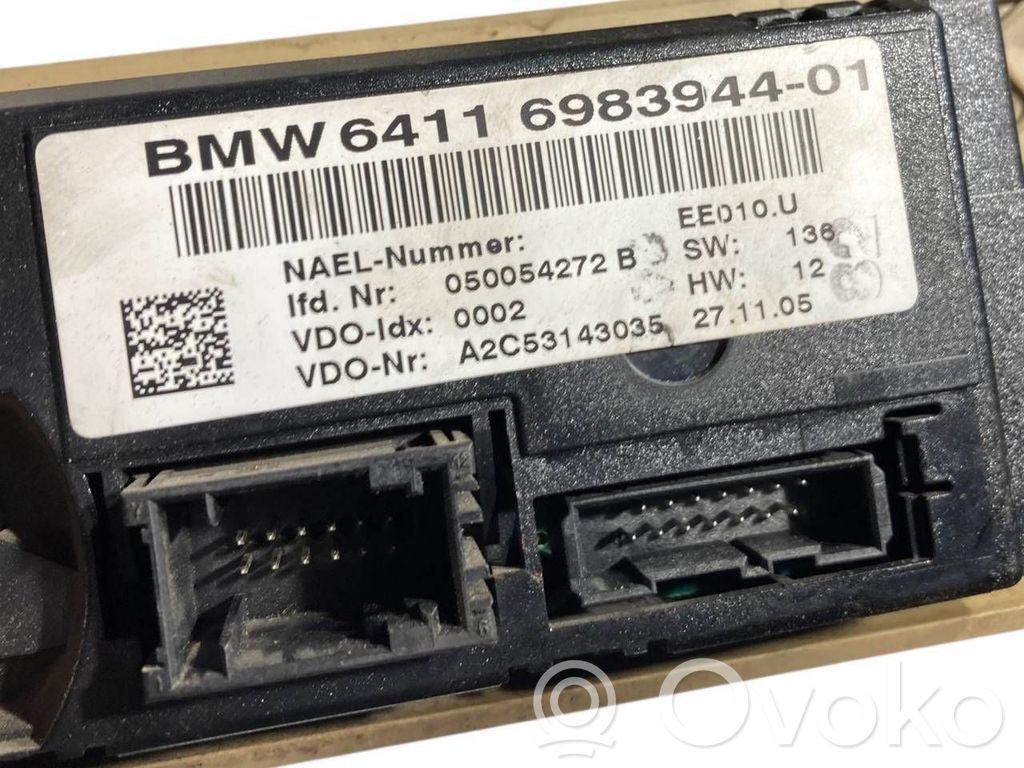 Gaisa kondicioniera / klimata kontroles / salona apsildes vadības bloks (salonā)