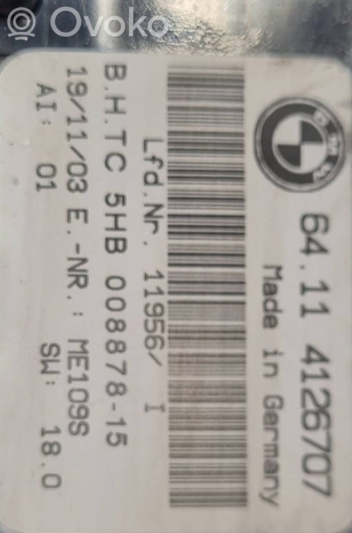 Gaisa kondicioniera / klimata kontroles / salona apsildes vadības bloks (salonā)