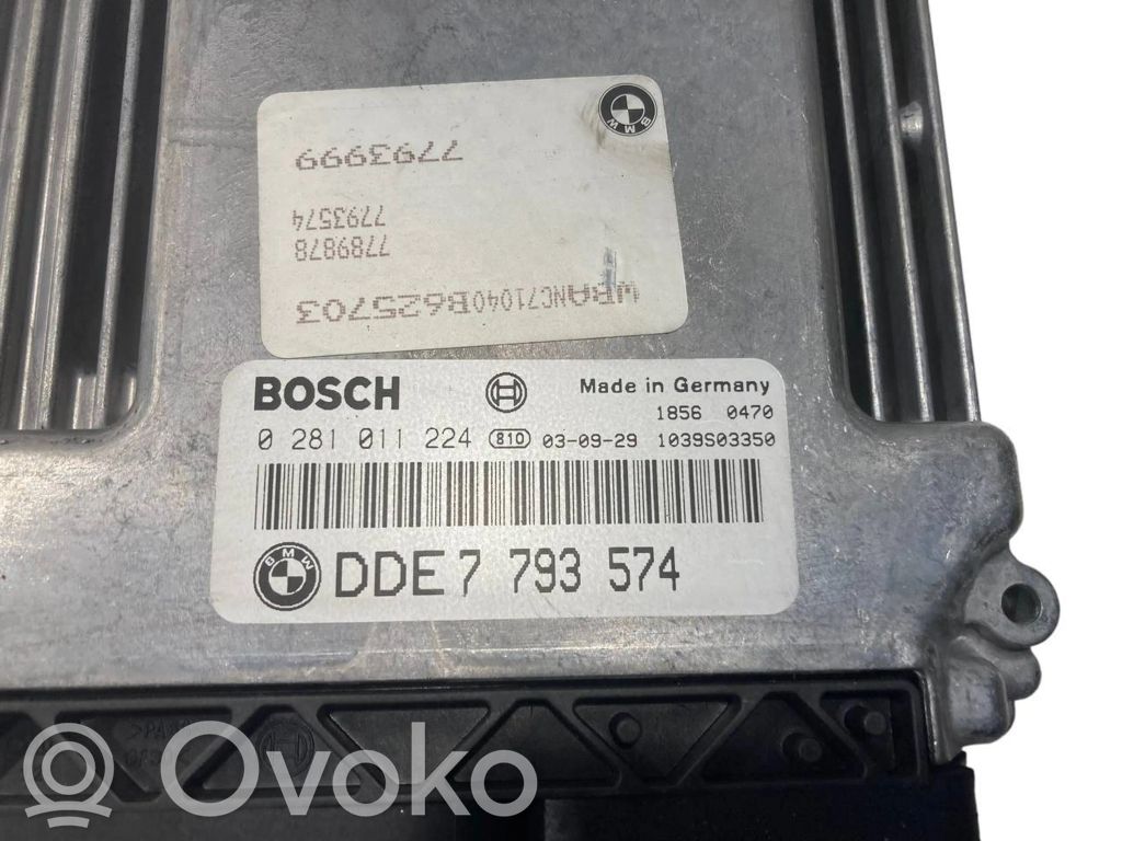 Aizdedzes ECU komplekts