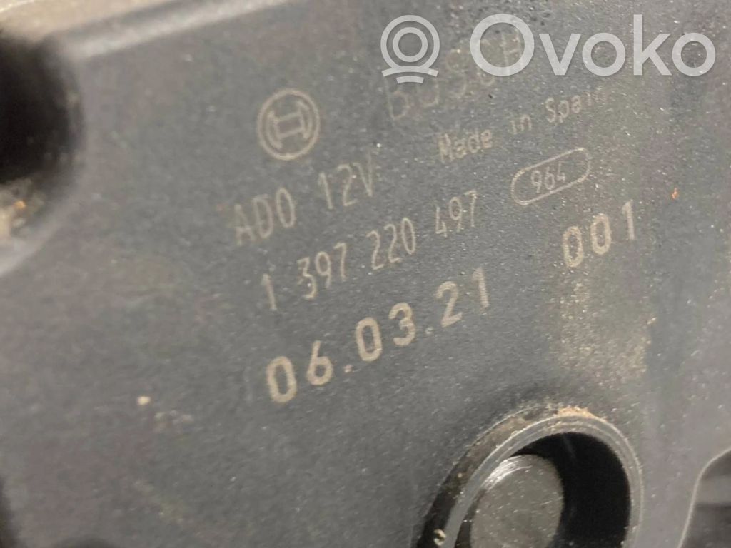 Aizmugurējā loga tīrītāja motoriņš