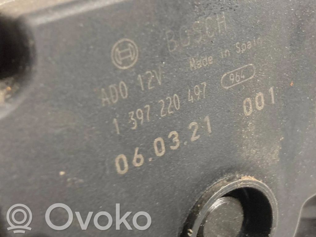 Rear window wiper motor