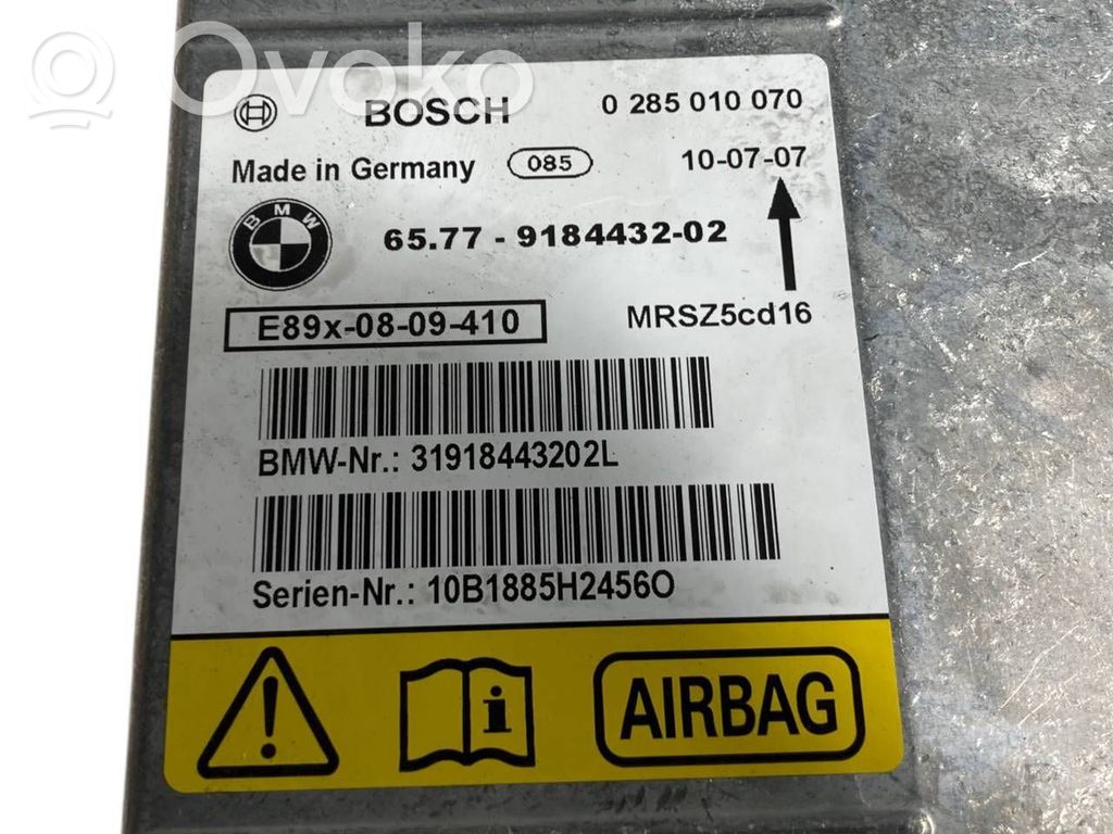 Gaisa spilvenu vadības bloks