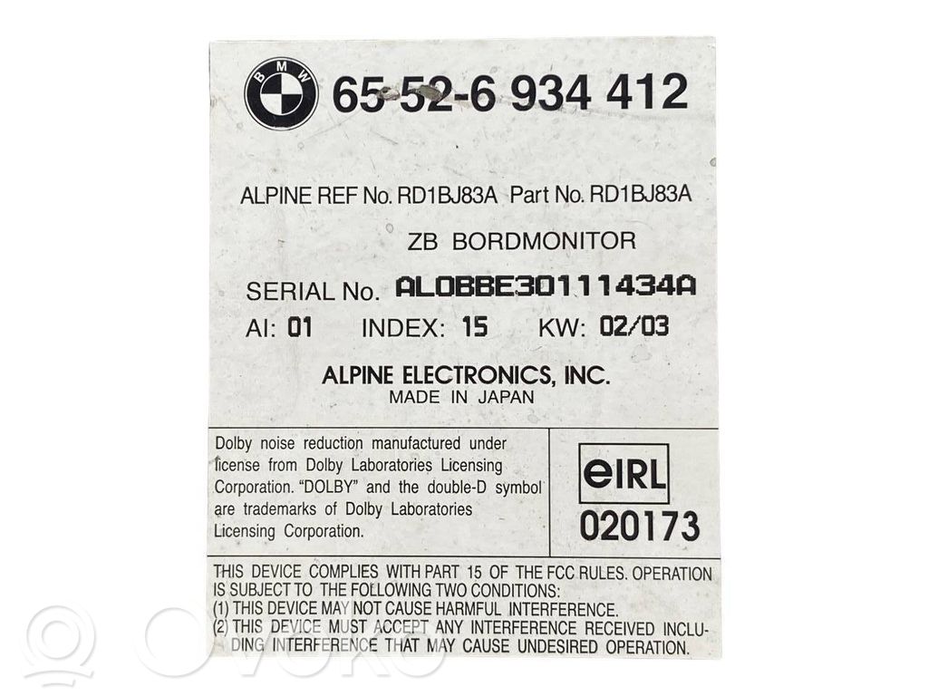 Radio / CD/DVD player / navigation