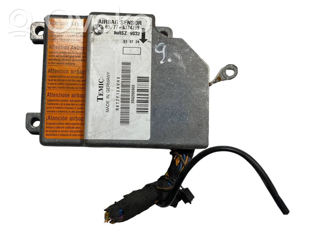 Gaisa spilvenu vadības bloks