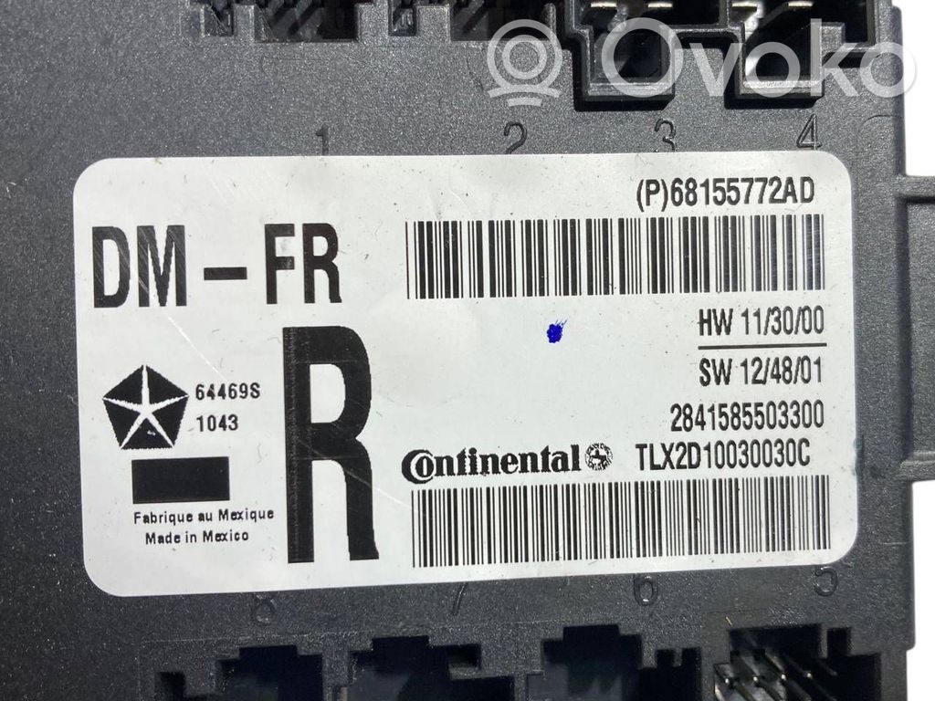 Durvju vadības bloks