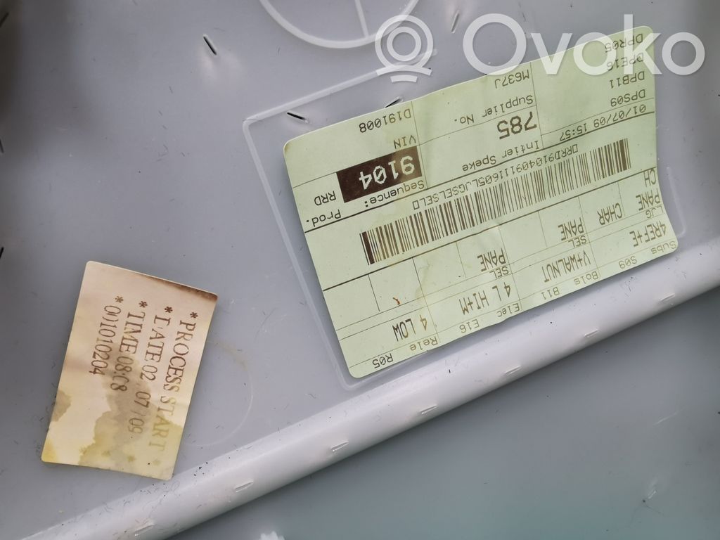 Apšuvums aizmugurējām durvīm