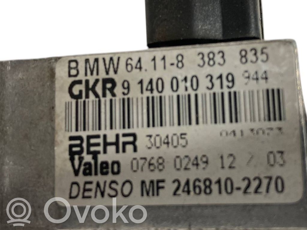 Mazā radiatora ventilatora reostats