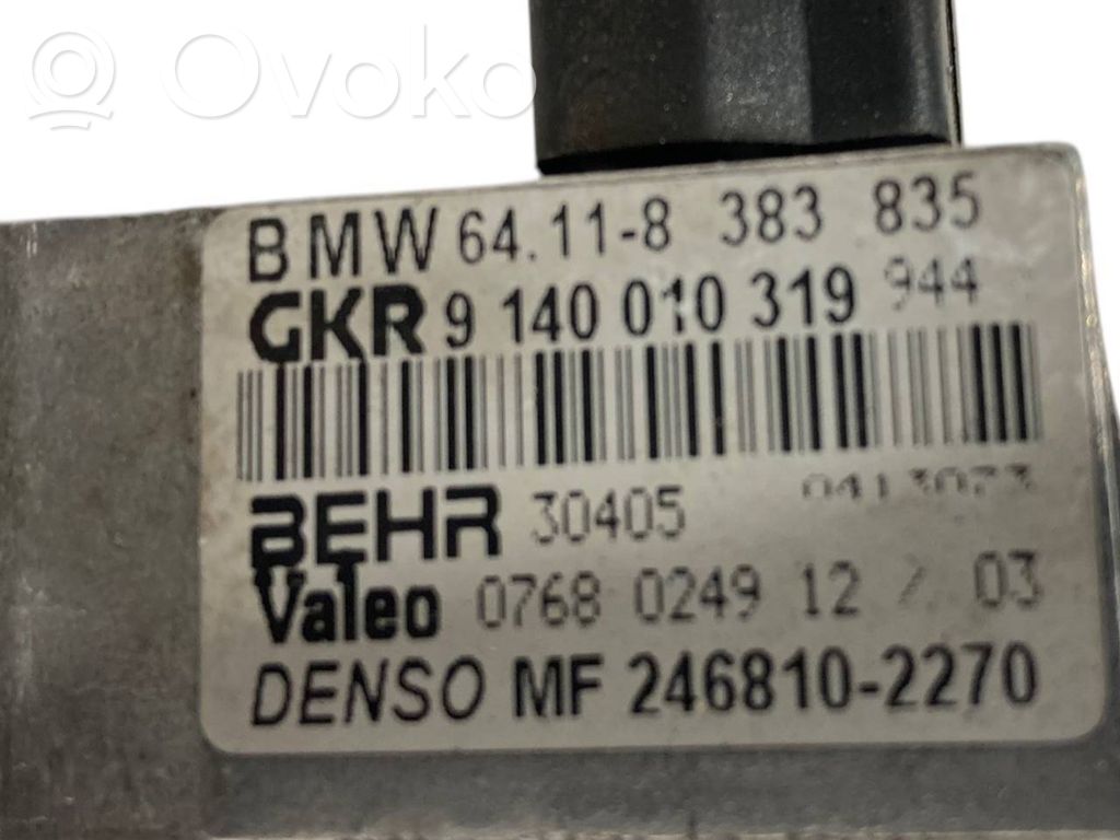 Mazā radiatora ventilatora reostats