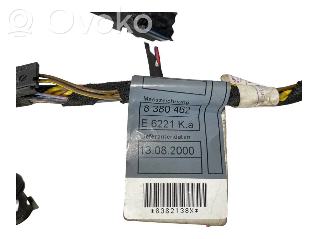 Rear door wiring installation