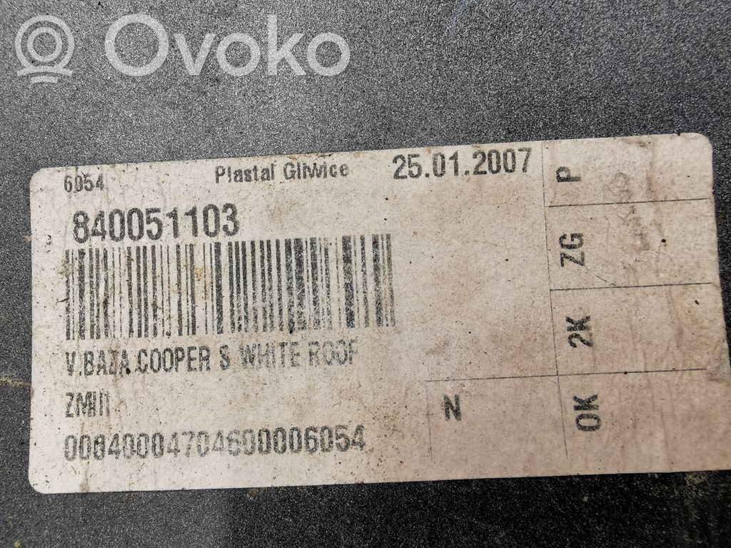 Spoilera aizmugurējais vāks