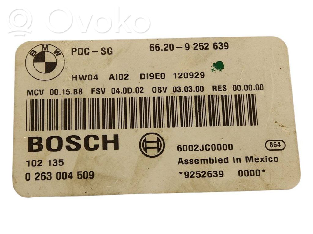 Parkošanas (PDC) vadības bloks