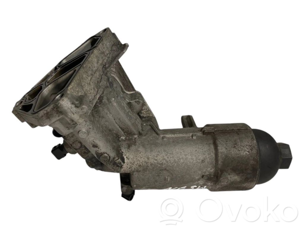 Oil filter holder/cooler