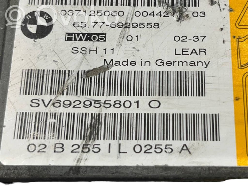 Gaisa spilvenu vadības bloks