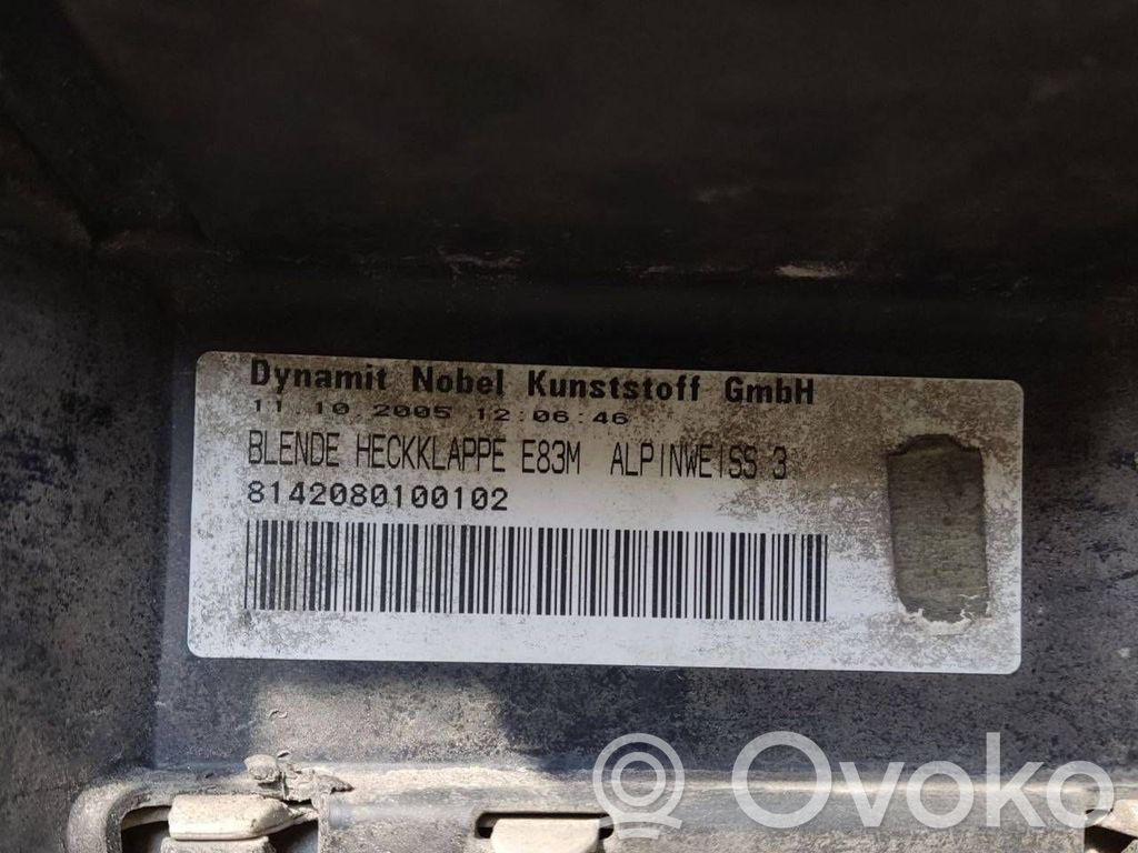 Bagāžnieka dekoratīvā apdare