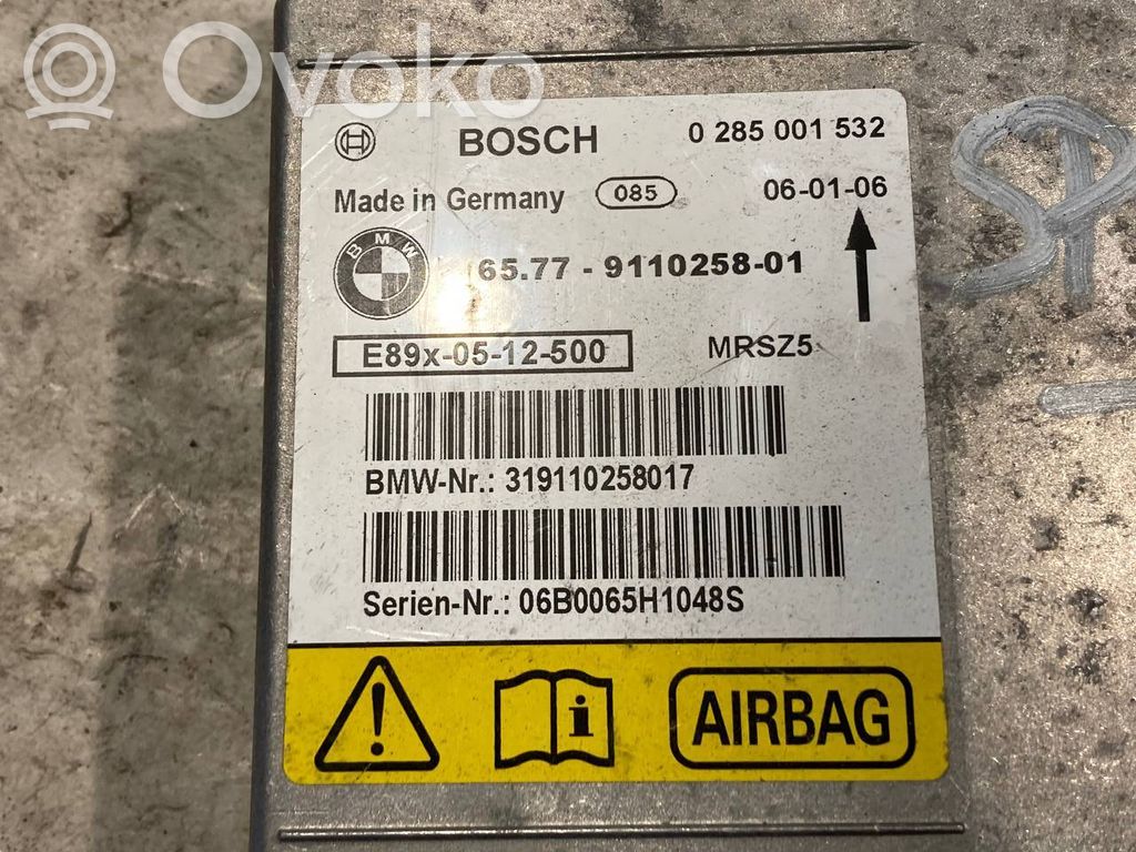 Gaisa spilvenu vadības bloks