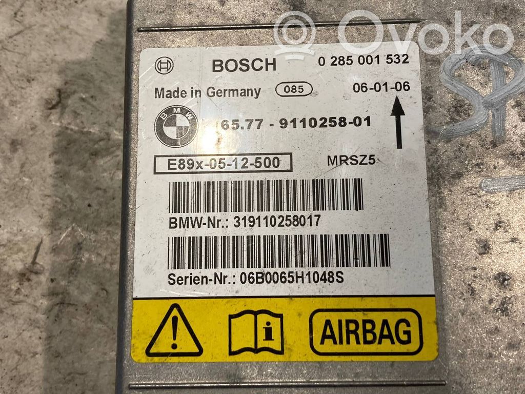 Gaisa spilvenu vadības bloks