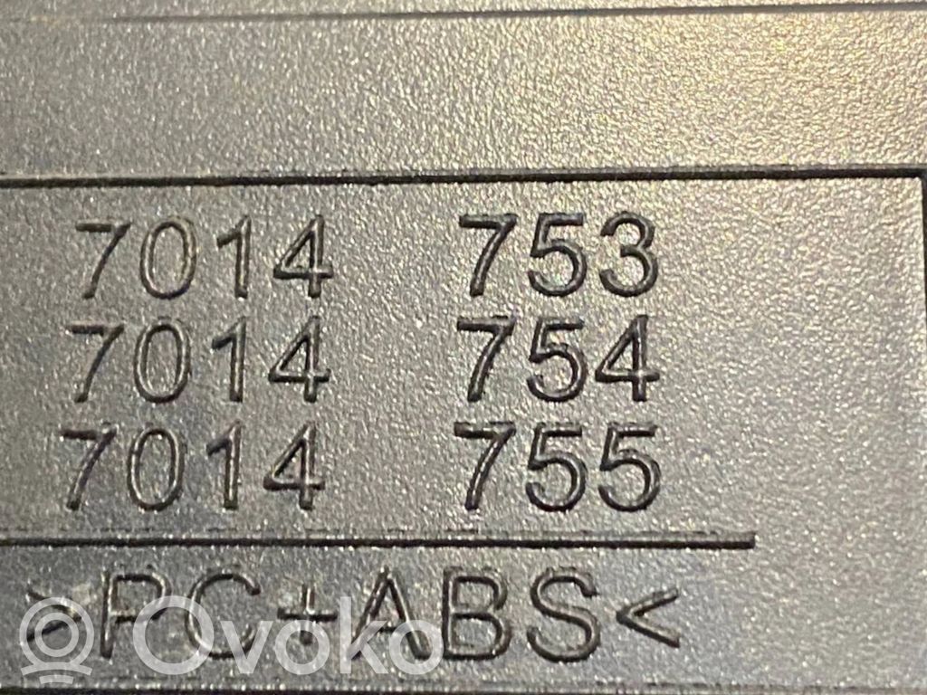 Storage compartment in the center console