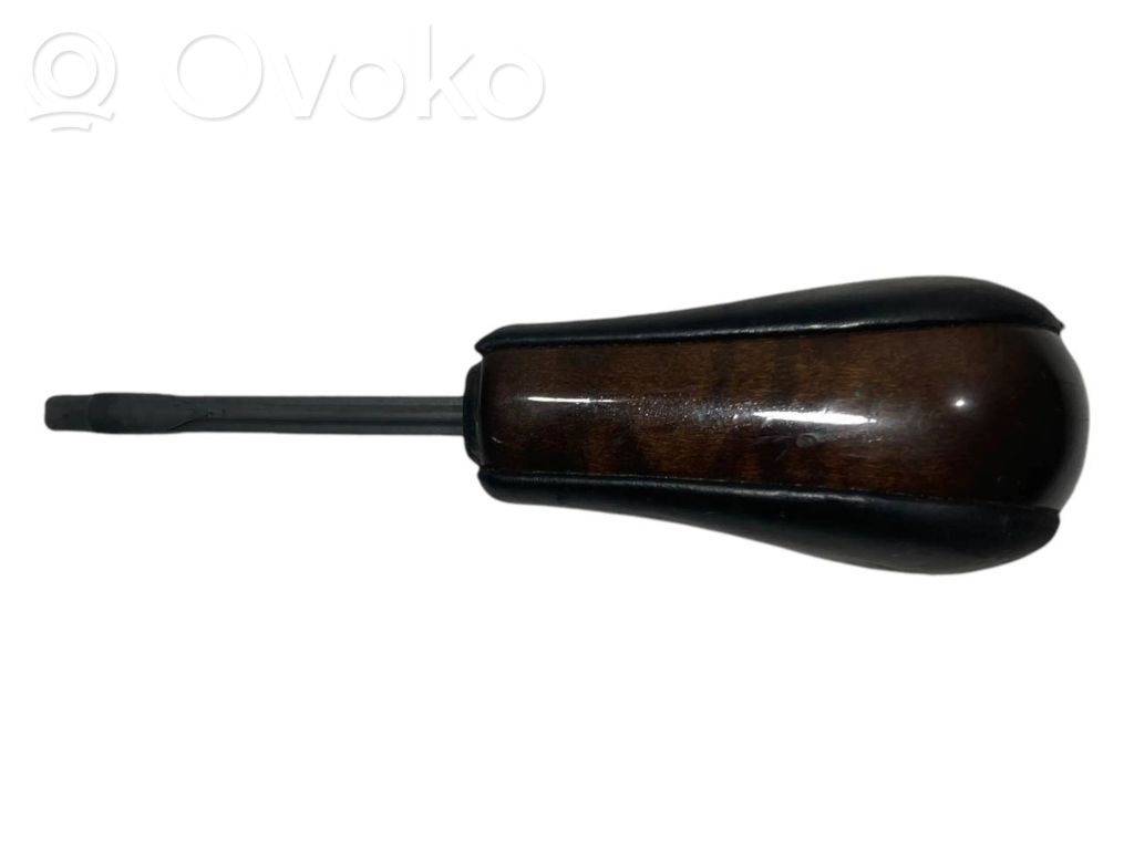 Gear shift lever decorative trim (leather, tip)