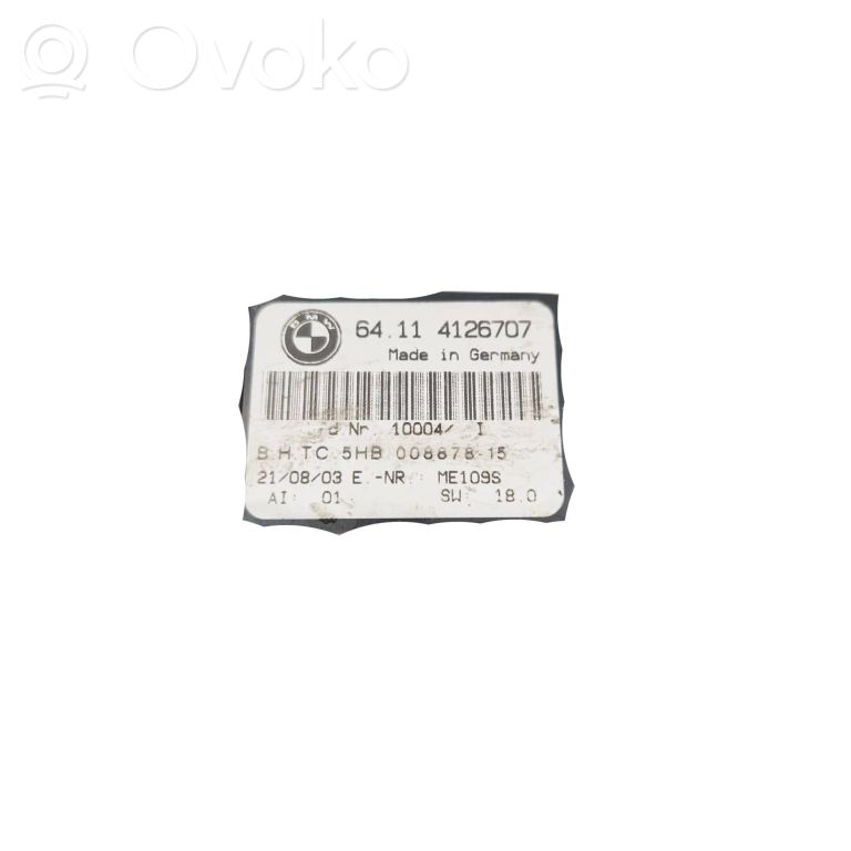 Air conditioning / climate control / interior heating control unit (in the passenger compartment)