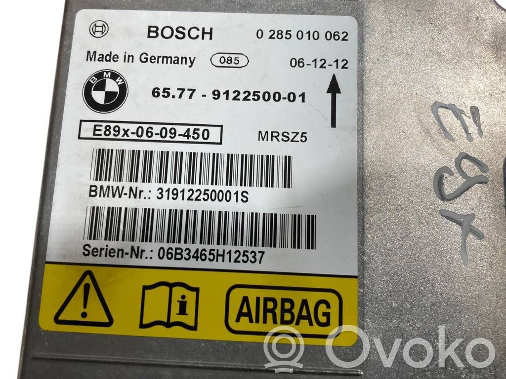 Gaisa spilvenu vadības bloks