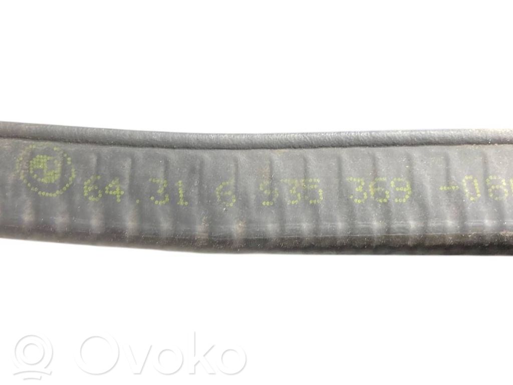 Engine compartment rubber